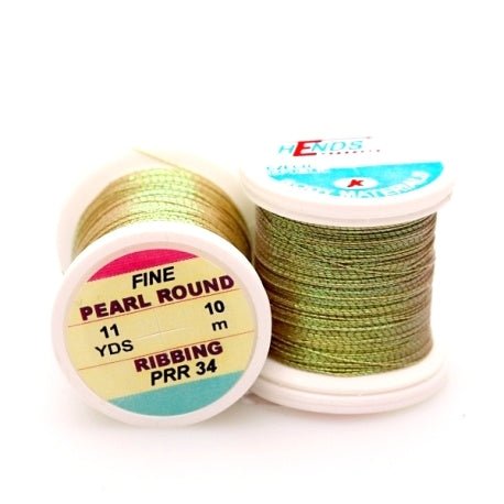 Hend's Pearl Round Ribbing - Misc. Synthetics - Fly Fish Food