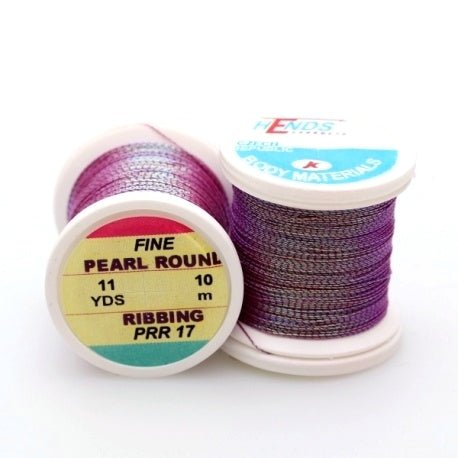 Hend's Pearl Round Ribbing - Misc. Synthetics - Fly Fish Food