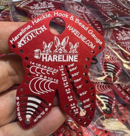 Hareline Hackle, Hook &amp; Bead Gauge - Fly Tying Accessories - Fly Fish Food