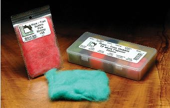Hare - Tron Dubbin 12 Most Popular Colors - Dispenser box - Dubbing - Fly Fish Food