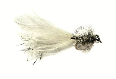 Humungus White &amp; Silver - Flies - Fly Fish Food