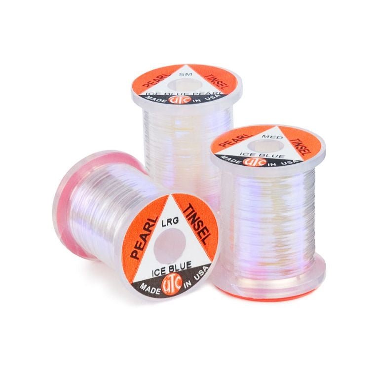 Ice Blue Pearl Tinsel - Wire , Tinsel & Lead - Fly Fish Food