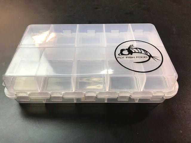 Fly Fish Food Twenty Compartment Clear Poly Fly Box - Fly Boxes - Fly Fish Food