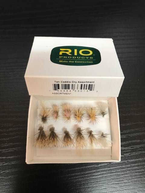 RIO Tan Caddis Dry Fly Assortment - Flies - Fly Fish Food