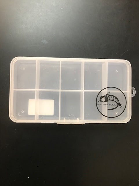 Large 10 Compartment Clear Snap Lid Fly Box - Fly Boxes - Fly Fish Food