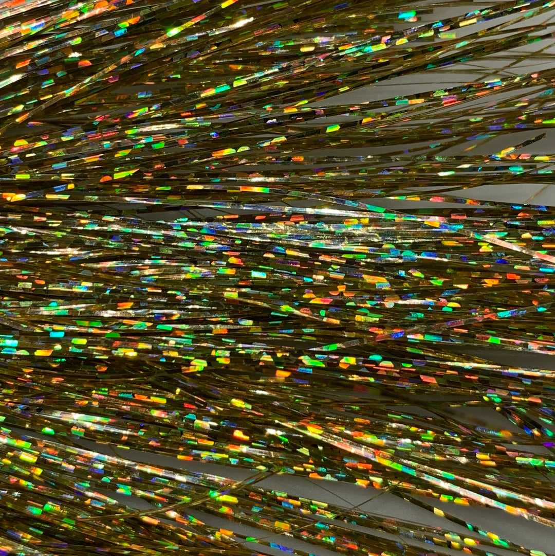 Holographic Flashabou - Synthetic Fibers &amp; Flash - Fly Fish Food