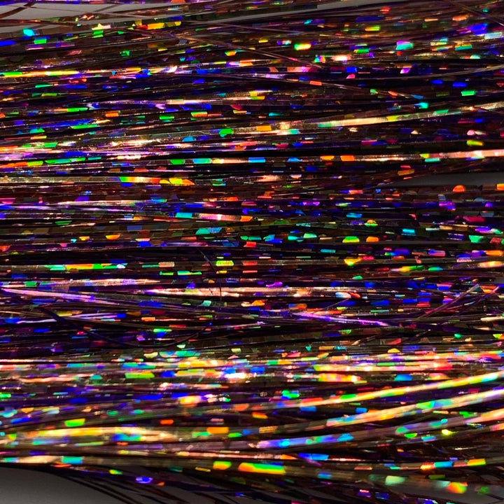 Holographic Flashabou - Synthetic Fibers &amp; Flash - Fly Fish Food