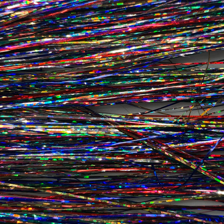 Holographic Flashabou - Synthetic Fibers &amp; Flash - Fly Fish Food