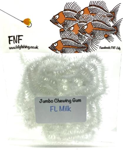 FNF Jumbo Chewing Gum Worm Chenille - Chenille - Fly Fish Food