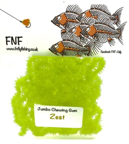 FNF Jumbo Chewing Gum Worm Chenille - Chenille - Fly Fish Food