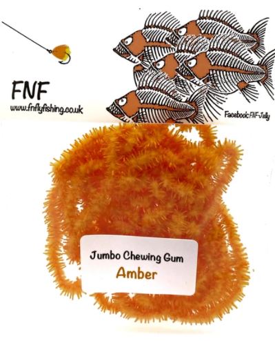 FNF Jumbo Chewing Gum Worm Chenille - Chenille - Fly Fish Food