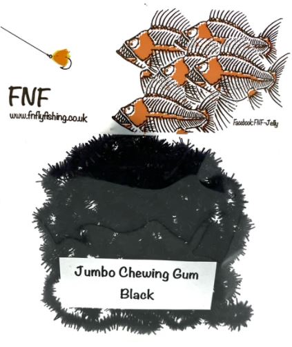 FNF Jumbo Chewing Gum Worm Chenille - Chenille - Fly Fish Food