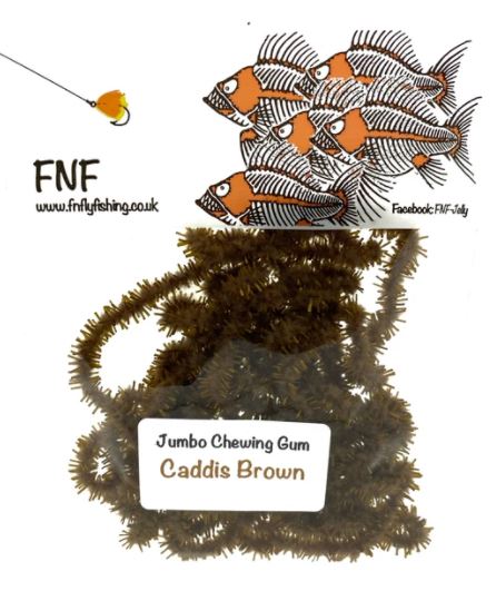 FNF Jumbo Chewing Gum Worm Chenille - Chenille - Fly Fish Food