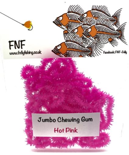 FNF Jumbo Chewing Gum Worm Chenille - Chenille - Fly Fish Food