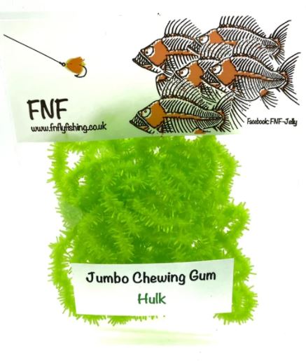 FNF Jumbo Chewing Gum Worm Chenille - Chenille - Fly Fish Food