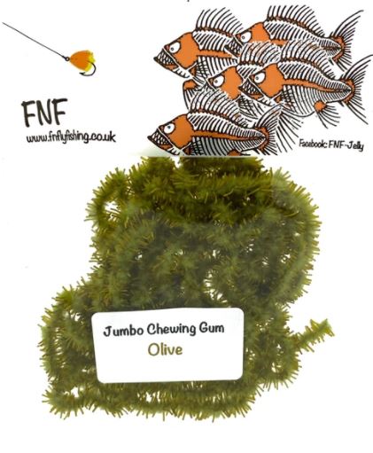 FNF Jumbo Chewing Gum Worm Chenille - Chenille - Fly Fish Food