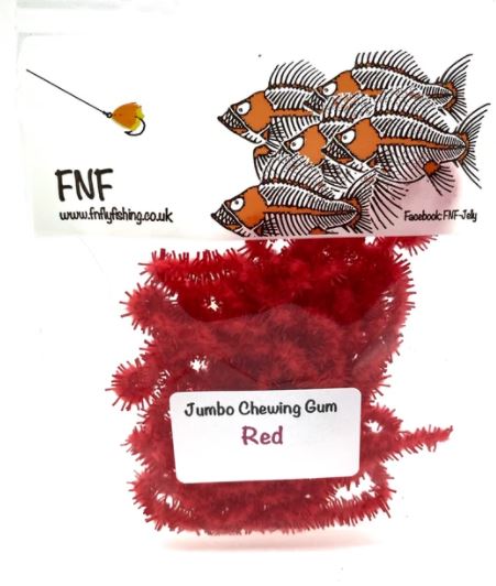 FNF Jumbo Chewing Gum Worm Chenille - Chenille - Fly Fish Food