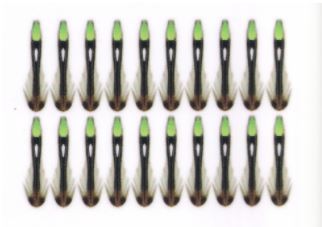 Semperfli Synthetic Jungle Cock Cheeks - Misc. Synthetics - Fly Fish Food