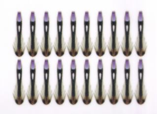 Semperfli Synthetic Jungle Cock Cheeks - Misc. Synthetics - Fly Fish Food