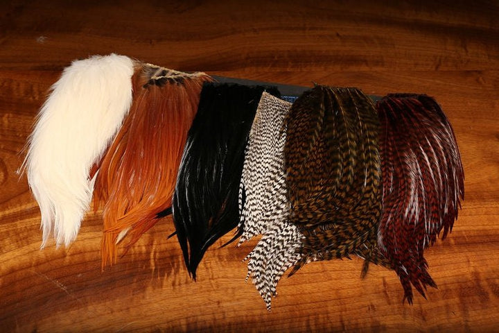 Hareline Bugger Hackle Patch - Hackle - Fly Fish Food
