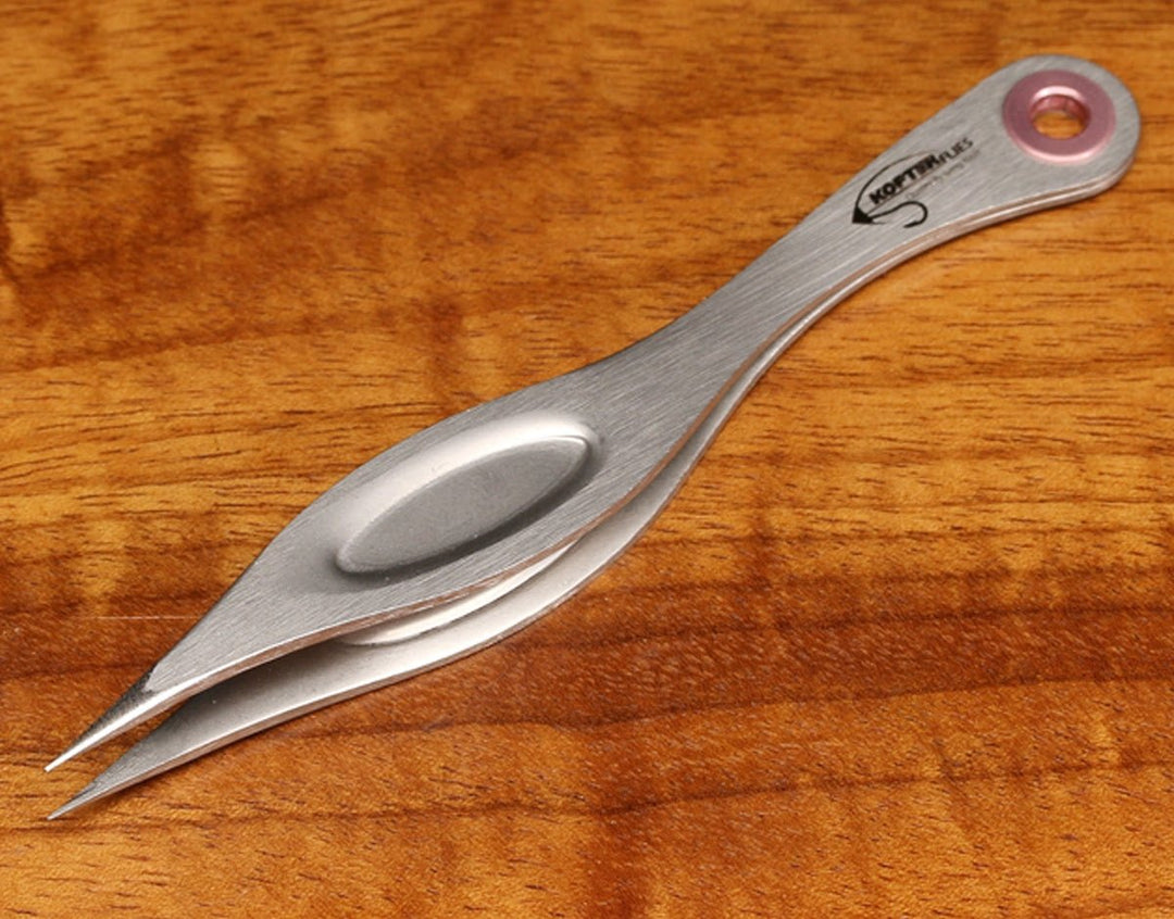 Kopter Precision Thin Point Tweezers - Tools &amp; Vises - Fly Fish Food