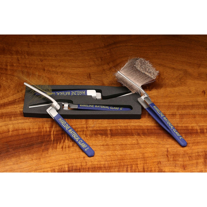 Hareline 2" Material Clamp Set - Tools &amp; Vises - Fly Fish Food