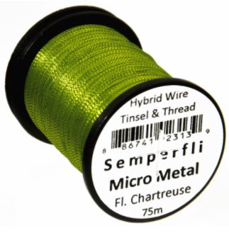 Semperfli Micro Metal - Tube Fly Materials - Fly Fish Food