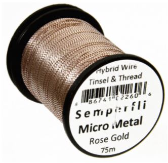 Semperfli Micro Metal - Tube Fly Materials - Fly Fish Food