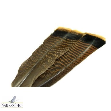 Ozark Oak Mottled Turkey Tail - Select Pair - Feathers &amp; Marabou - Fly Fish Food