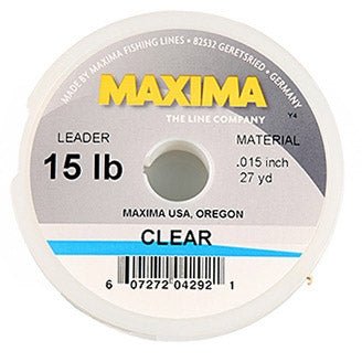 Maxima Leader Material - Clear - Tippet, Leader & Accessories - Fly Fish Food