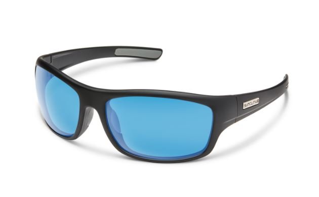 Suncloud Milestone - Matte Black - Polarized Blue Mirror - Sunglasses - Fly Fish Food