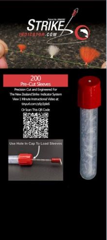 New Zealand Strike Indicator Pre - Cut Sleeves - Indicators &amp; Split Shot - Fly Fish Food