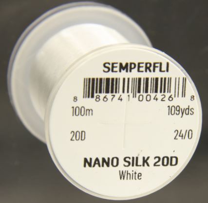 Semperfli Nano Silk 20D 24/0 - Thread - Fly Fish Food