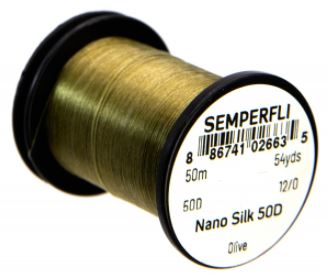 SemperFli Nano Silk Ultra Fine 50D 12/0 - Thread - Fly Fish Food