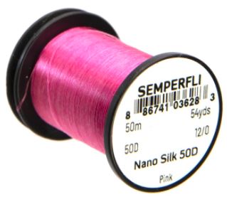 SemperFli Nano Silk Ultra Fine 50D 12/0 - Thread - Fly Fish Food