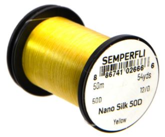SemperFli Nano Silk Ultra Fine 50D 12/0 - Thread - Fly Fish Food