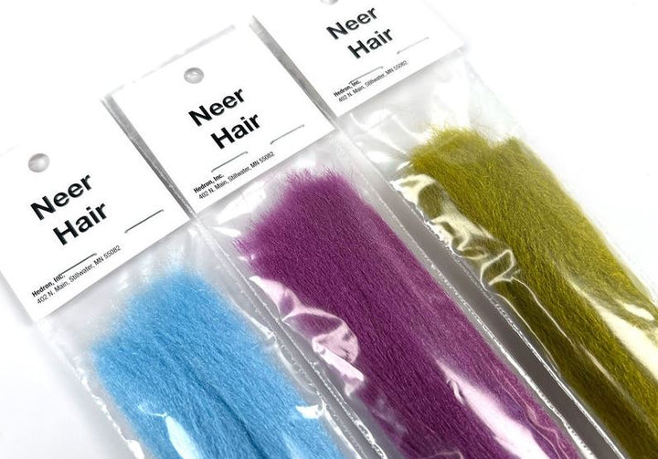 Hareline Neer Hair - Synthetic Fibers &amp; Flash - Fly Fish Food