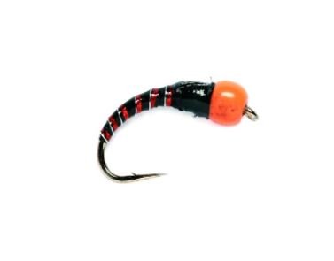 Nugget Buzzer Black &amp; Red - Flies - Fly Fish Food