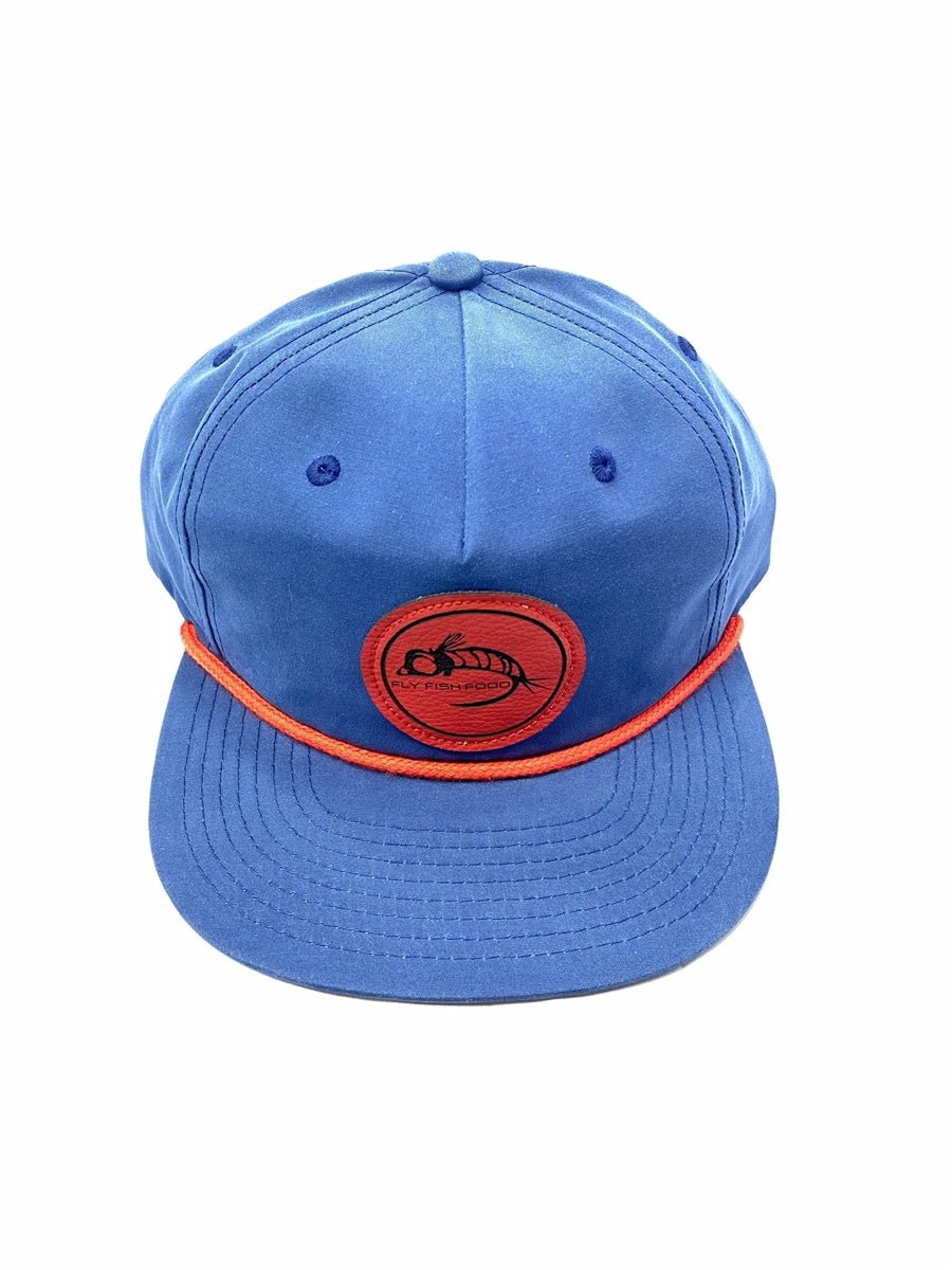 Fly Fish Food Pinch Front Relaxed Logo Hat - Navy - Hats - Fly Fish Food
