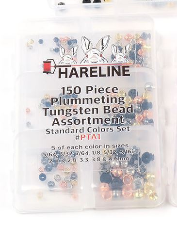 150 Piece Plummeting Tungsten Bead Assortments - Beads - Fly Fish Food