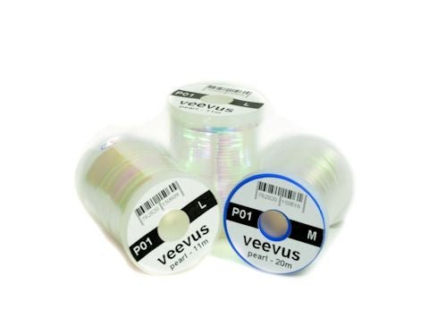 Veevus Pearl Tinsel - Wire , Tinsel & Lead - Fly Fish Food