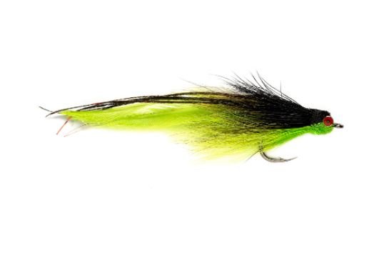Predator Pounder - Chartreuse &amp; Black - Flies - Fly Fish Food