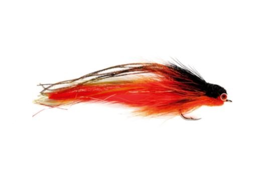 Predator Pounder - Orange &amp; Black - Flies - Fly Fish Food