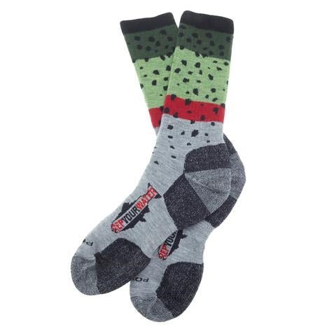 RepYourWater Trout Socks - Rainbow Edition - Apparel - Fly Fish Food