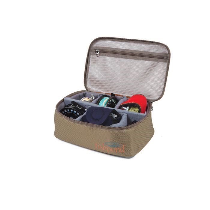 Fishpond Ripple Reel Case - Large - Sand/Saddle Brown - Packs & Bags - Fly Fish Food