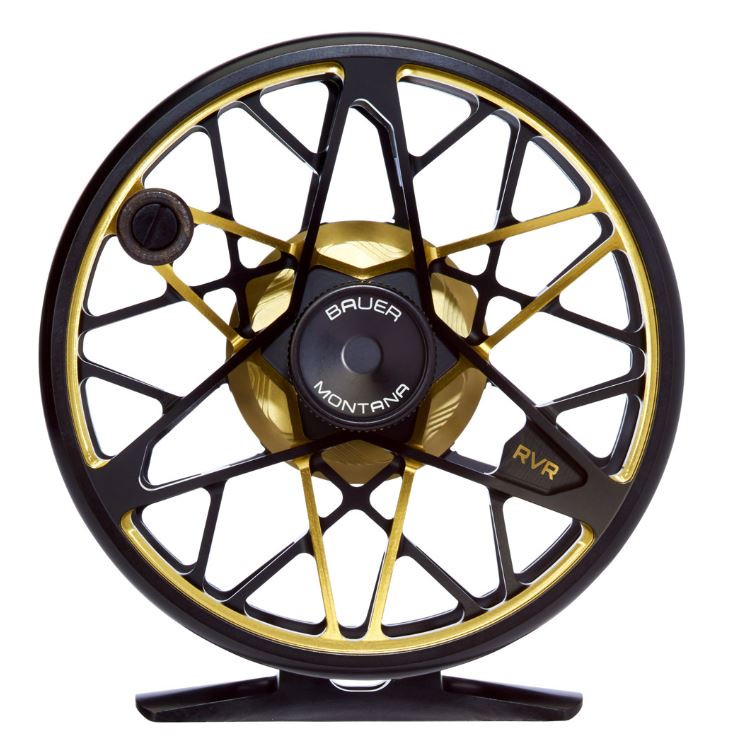 Bauer RVR Reel - Black/Gold - Reels - Fly Fish Food