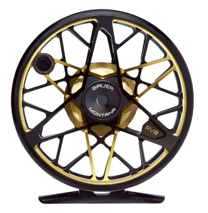 Bauer RVR Reel - Black/Gold - Reels - Fly Fish Food