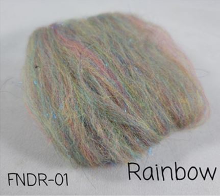 Fine Natural Dubbing - Rainbow Blend - Dubbing - Fly Fish Food