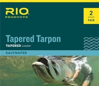 Rio Tarpon Tapered Leader - 12ft - 2 Pack - Tippet, Leader & Accessories - Fly Fish Food
