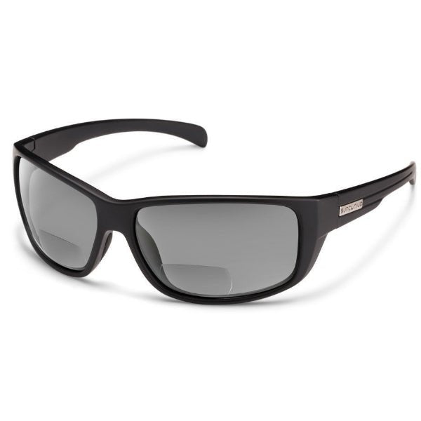 Suncloud Milestone Reader - Matte Black - Polarized Gray +2.50 - Sunglasses - Fly Fish Food